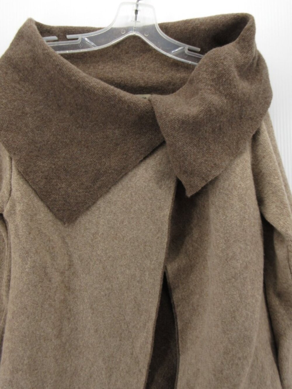 Chiaramente Sweater Small Wool Drape Wrap Lagenlook Artsy Italy * - Picture 2 of 12